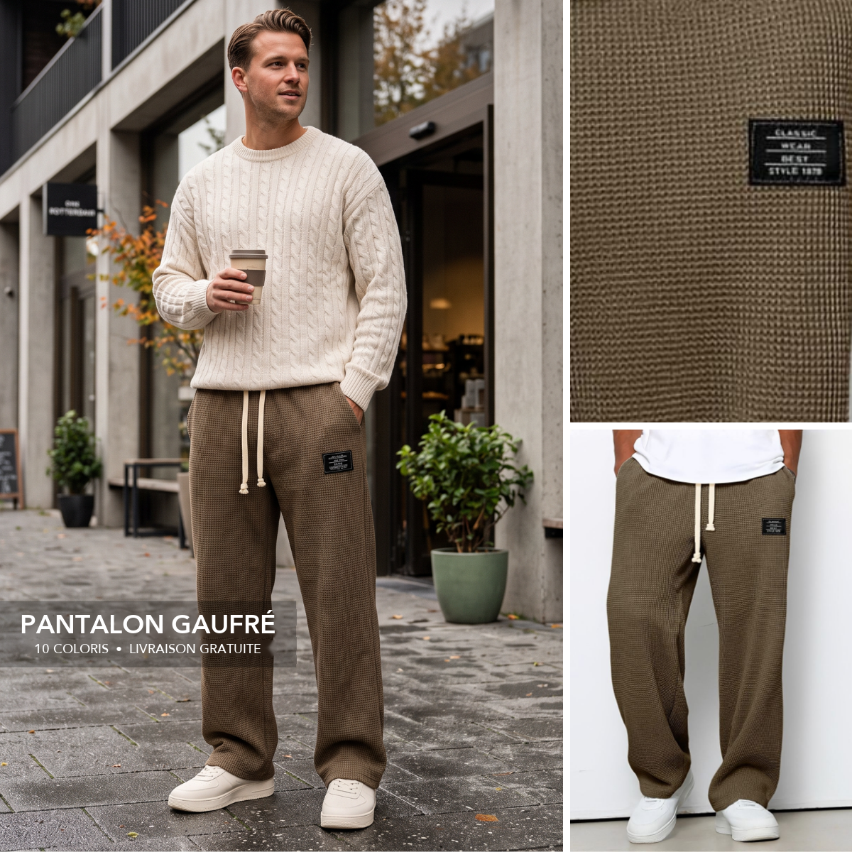 Mathis – Pantalon Décontracté à Coupe Ample