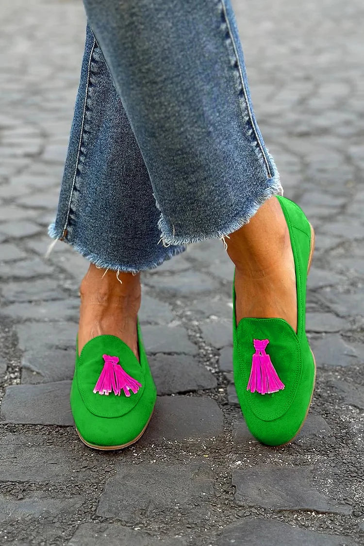 Brielletta™ - Elegante Halbschuhe mit Quasten