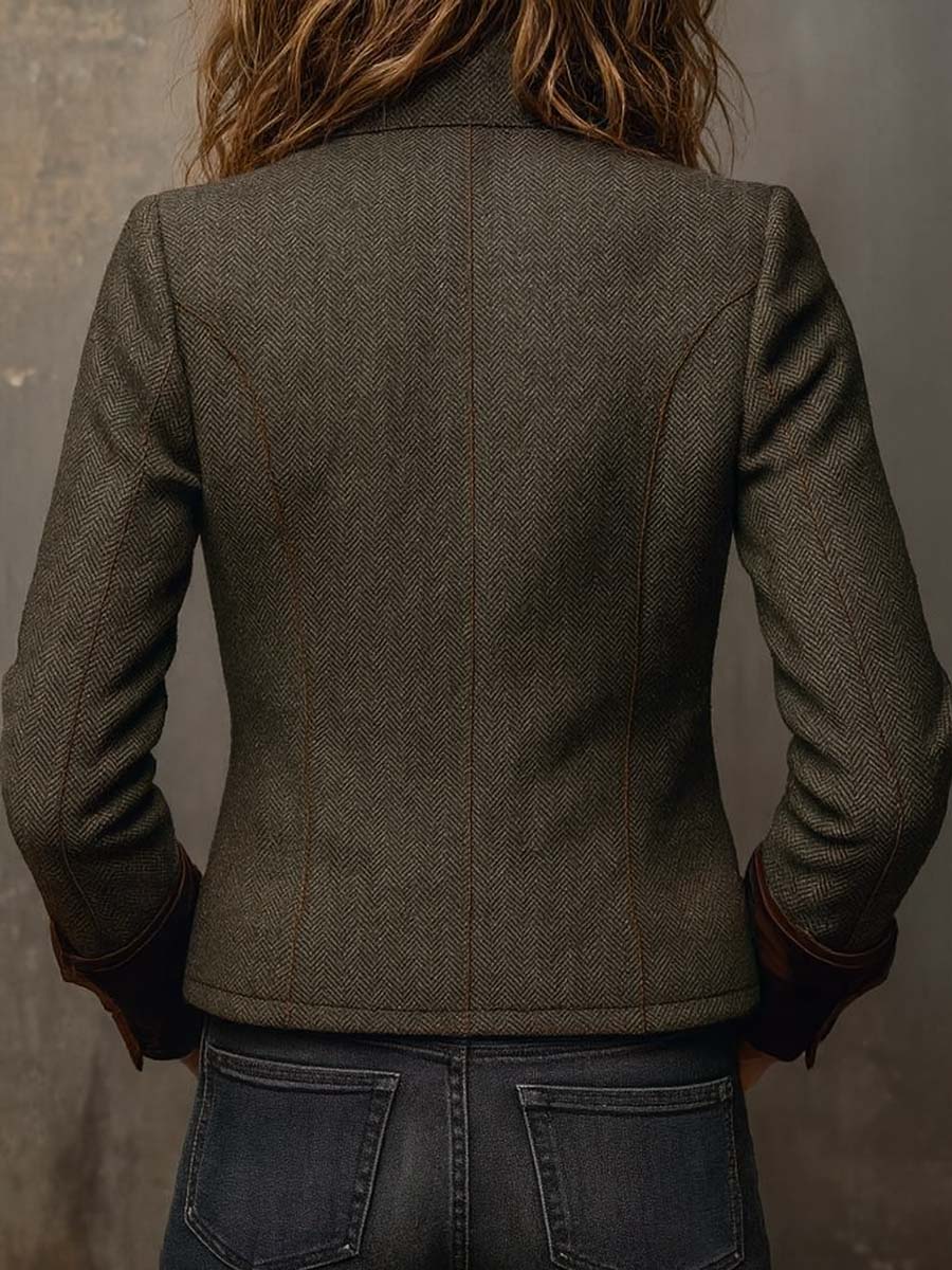 Honorine | Vintage Blazer mit Kontrastdetails