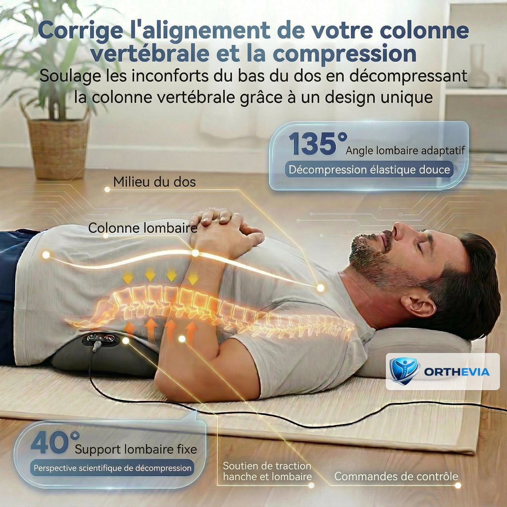 Lombéa™ | Appareil de massage lombaire 3-en-1