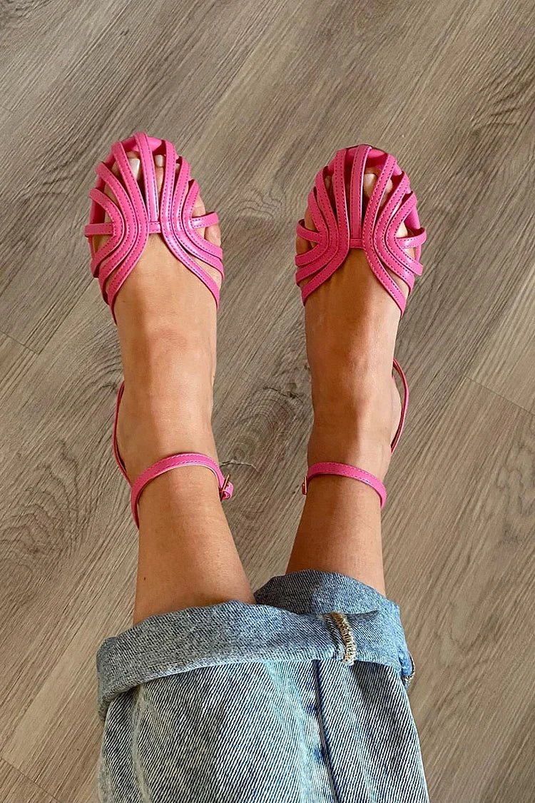 Vittoria | Elegante Goldene Sandalen mit Glitzerakzenten