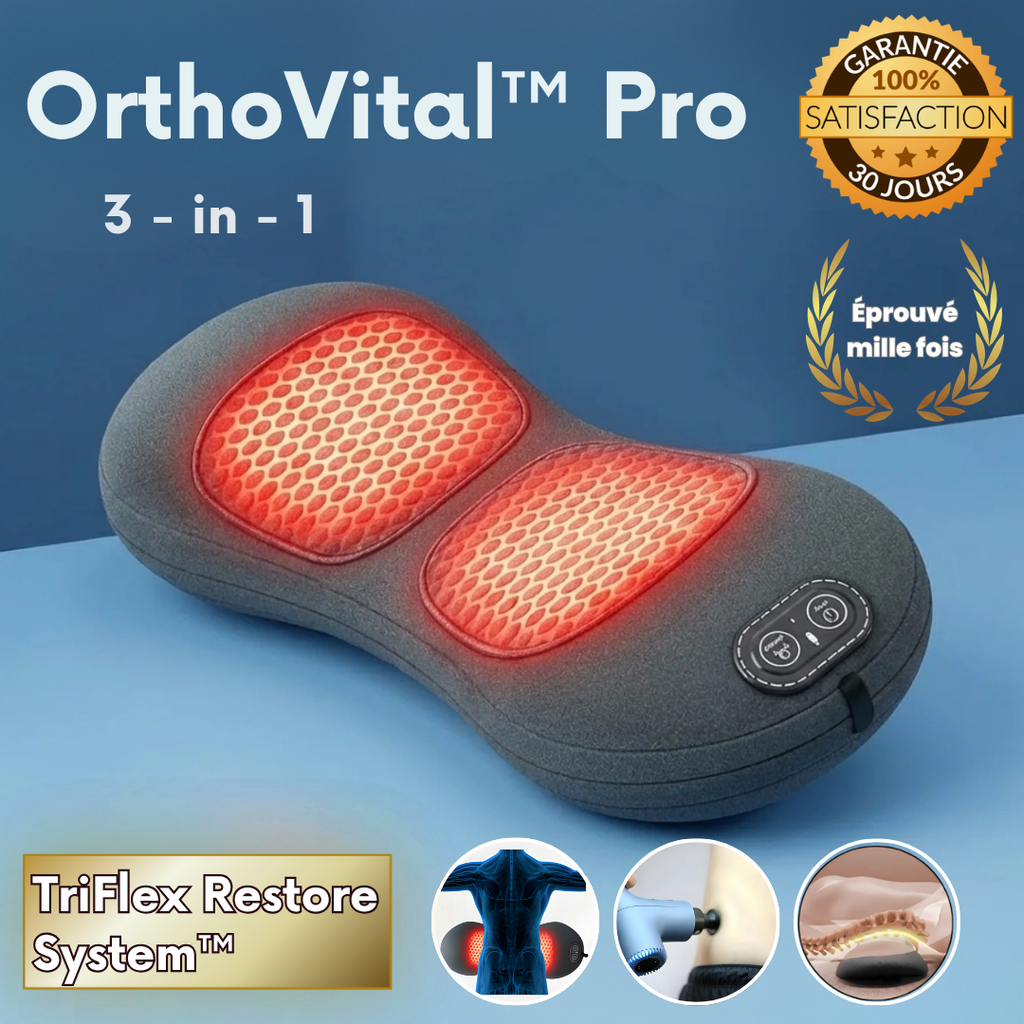 Lombéa™ | Appareil de massage lombaire 3-en-1