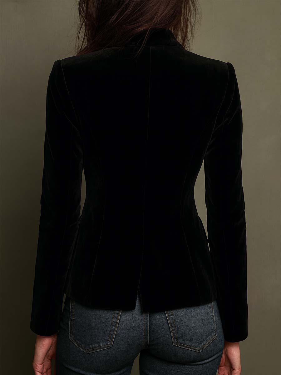 Apolline | Bestickter Blazer mit farbenfrohen Blumen