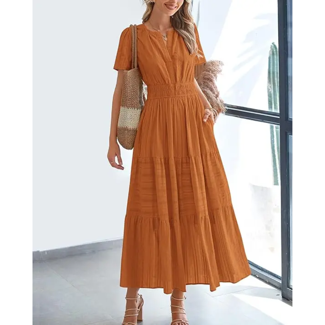 Elara – Luftiges Komfort-Maxikleid