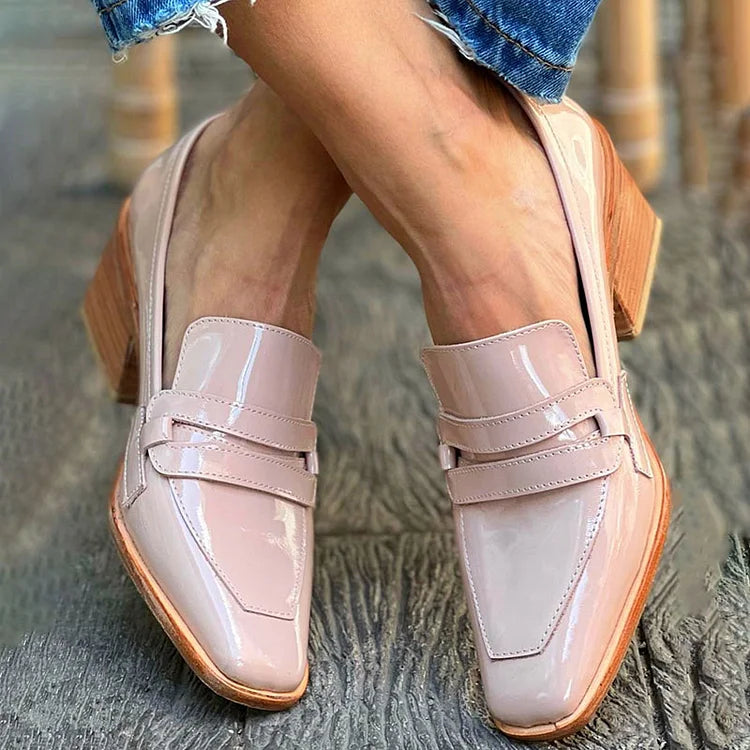 Lunavia™ - Elegante Halbschuhe mit breitem Absatz
