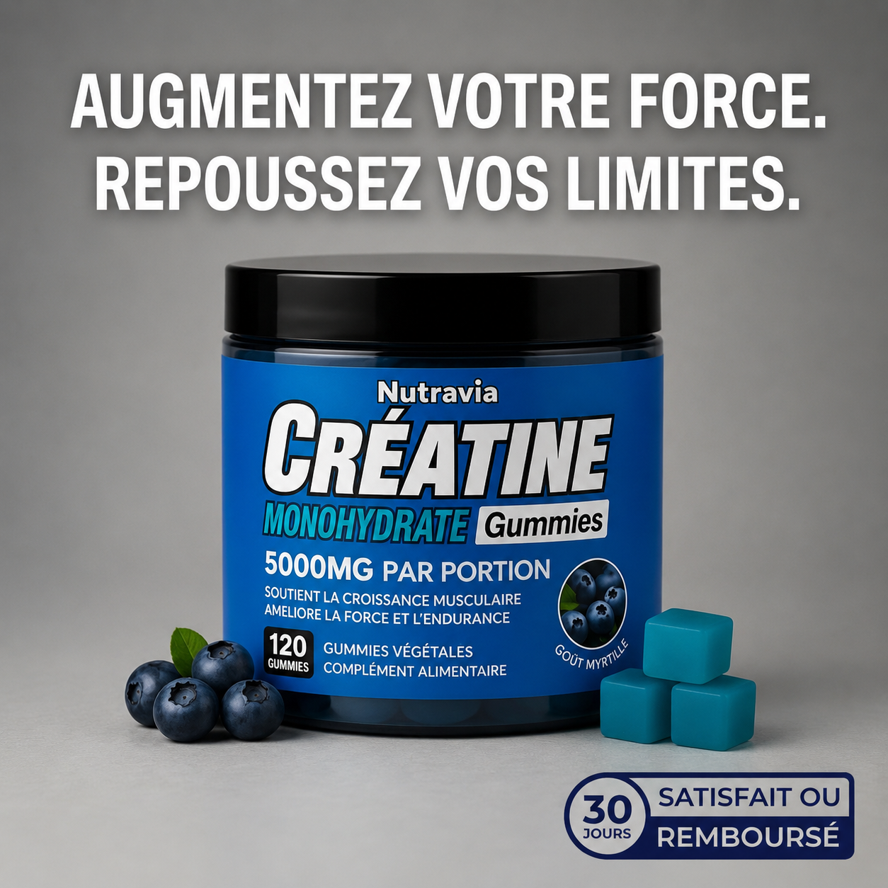CréaForce™ | Gummies de Créatine 5000 mg