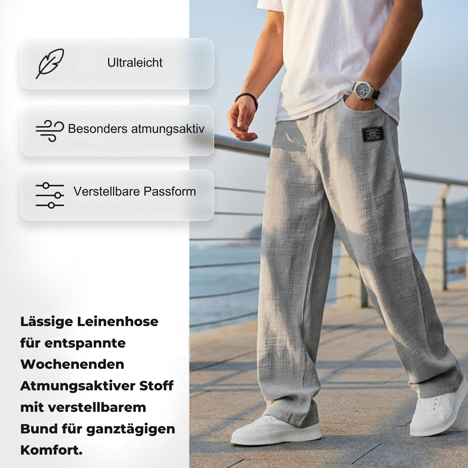 Luca™ | Luftig-leichte Herrenhose