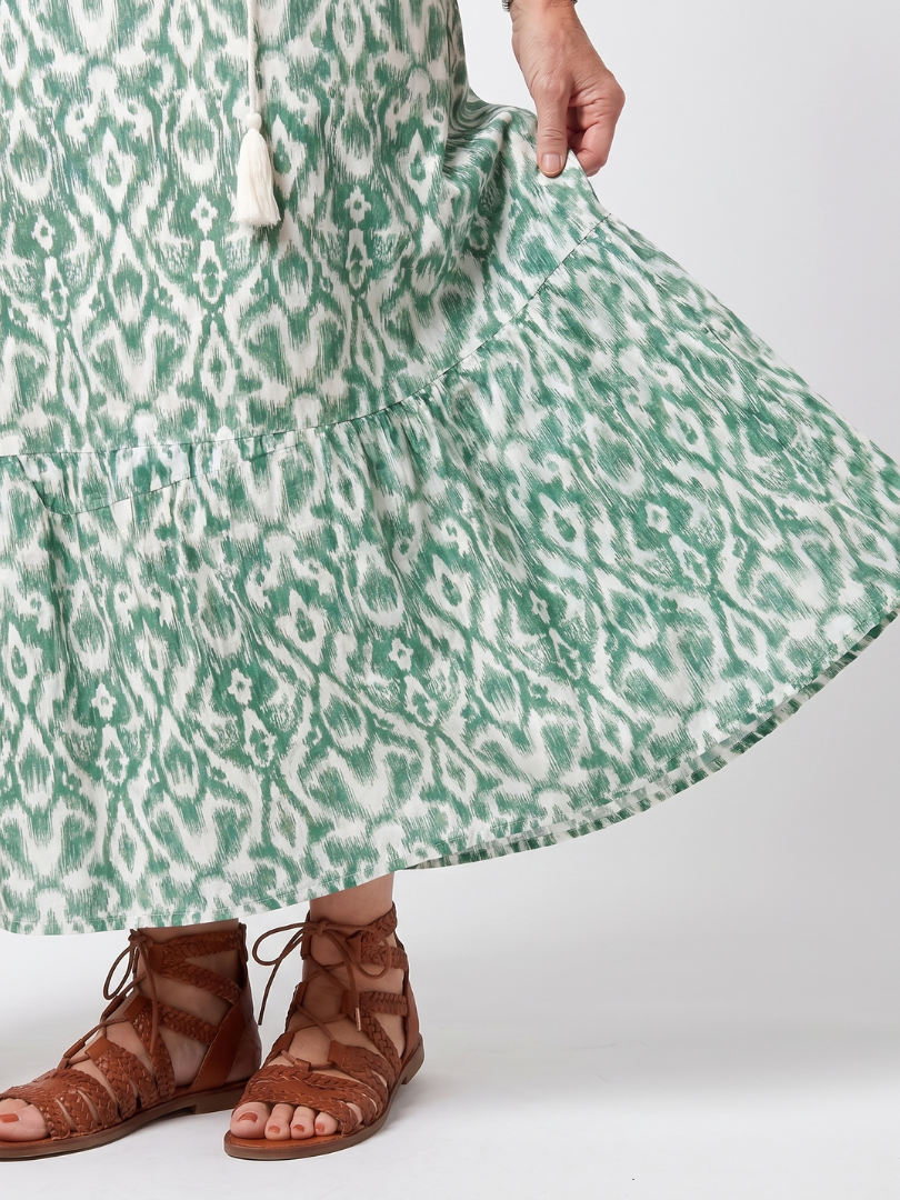 Midi Boho Kleid Florence mit Quasten