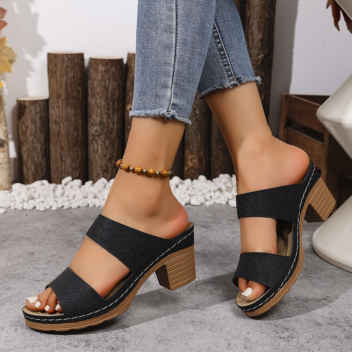 Virginie Elegante Komfortsandalen
