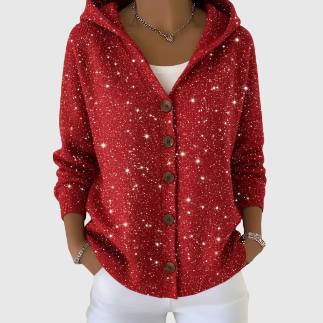 Manuela | Kapuzen-Strickjacke