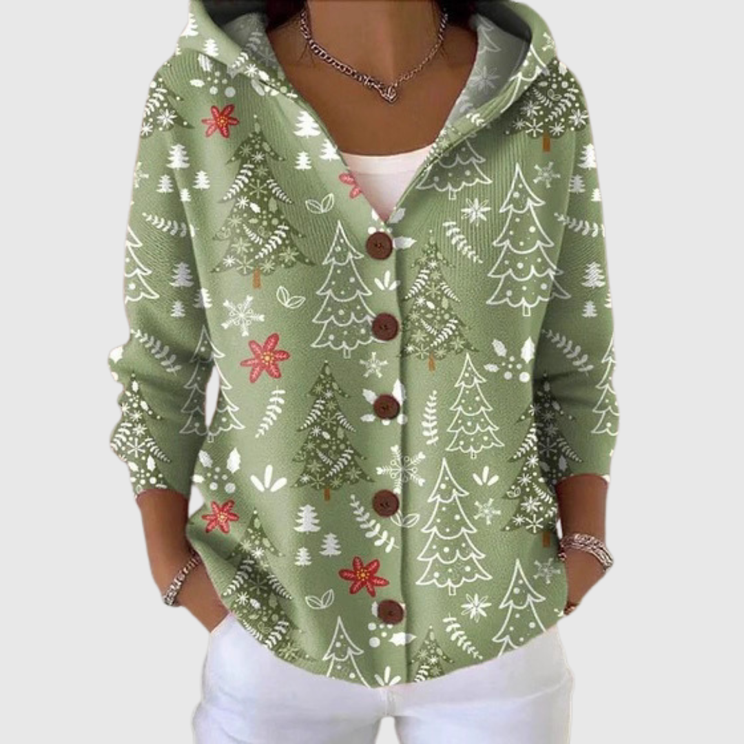 Chiara | Kapuzen-Strickjacke