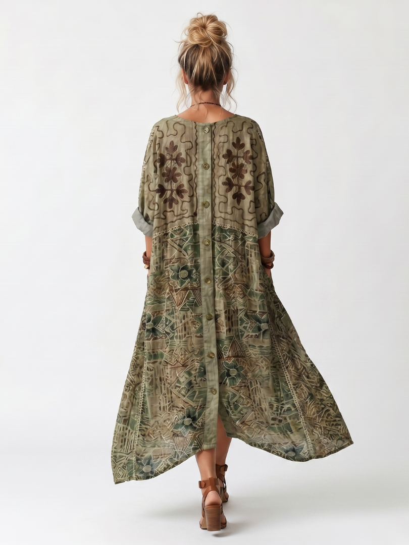 Aleta | Oversized Midi Dress