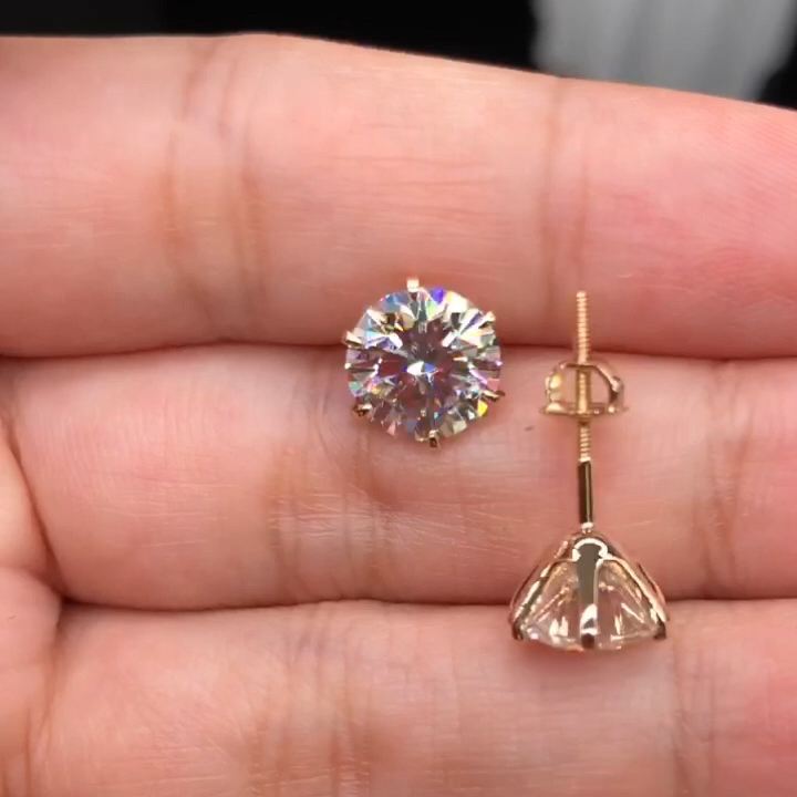 Elegante Ohrringe aus Weißgold Tera
