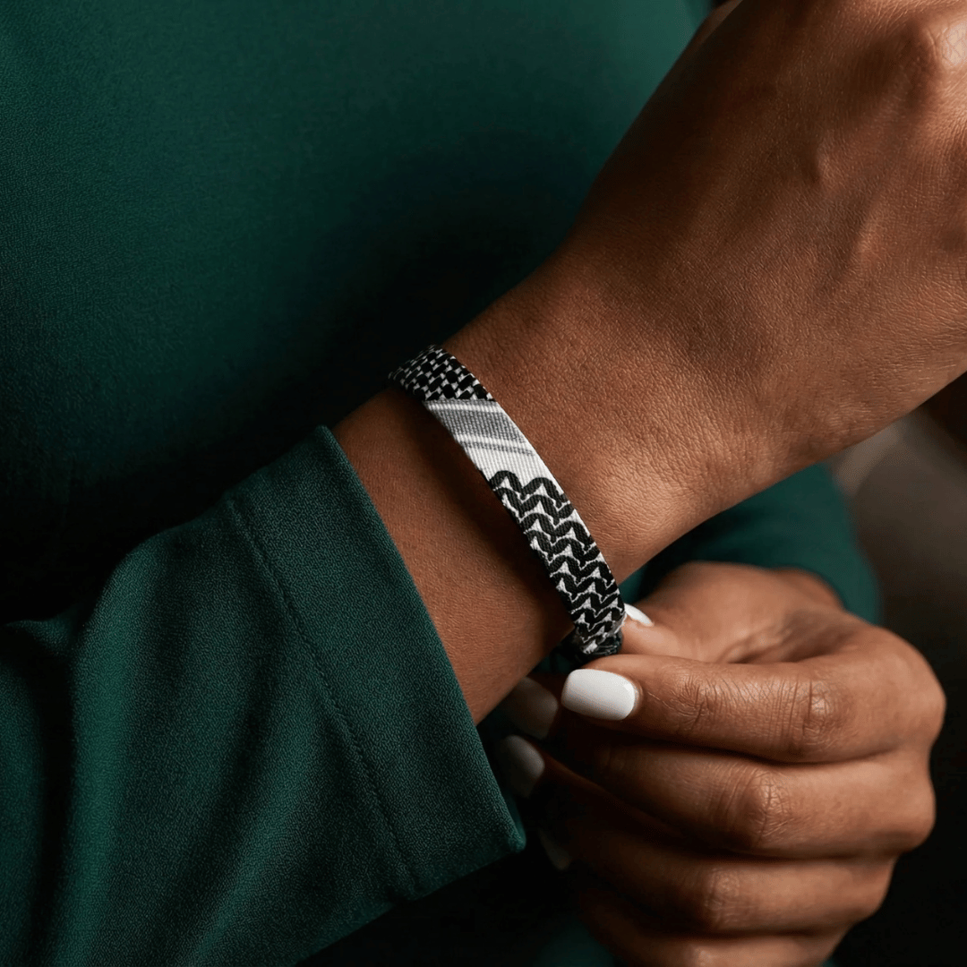 Jasmina™ - Stilvolles Armband mit Keffiyeh-Muster