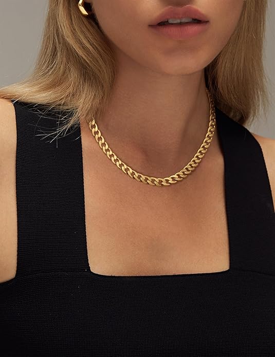 Robuster Collier mit kubanischen Gliedern