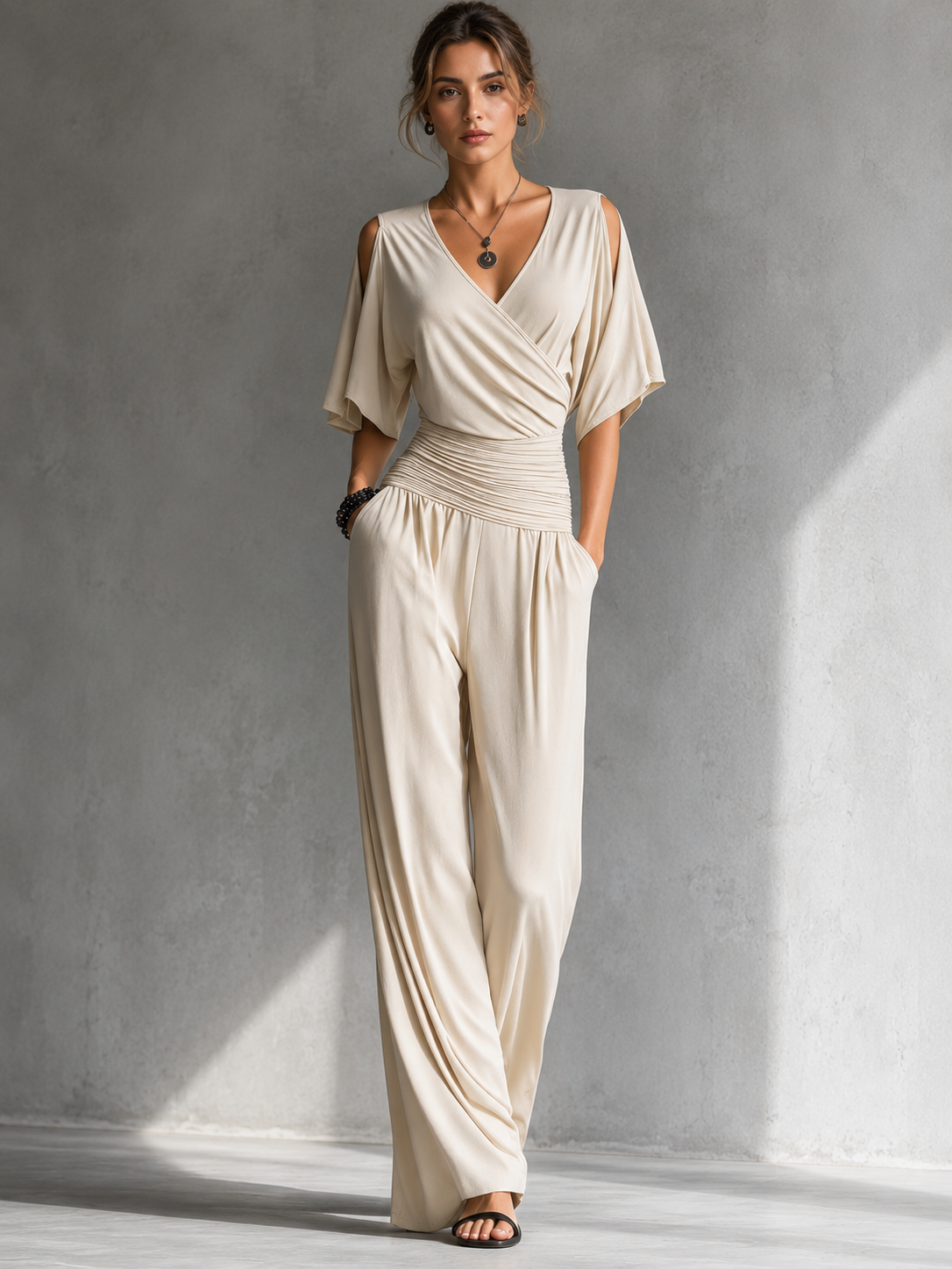 Alessia™ | Eleganter Jumpsuit mit Offenen Schultern