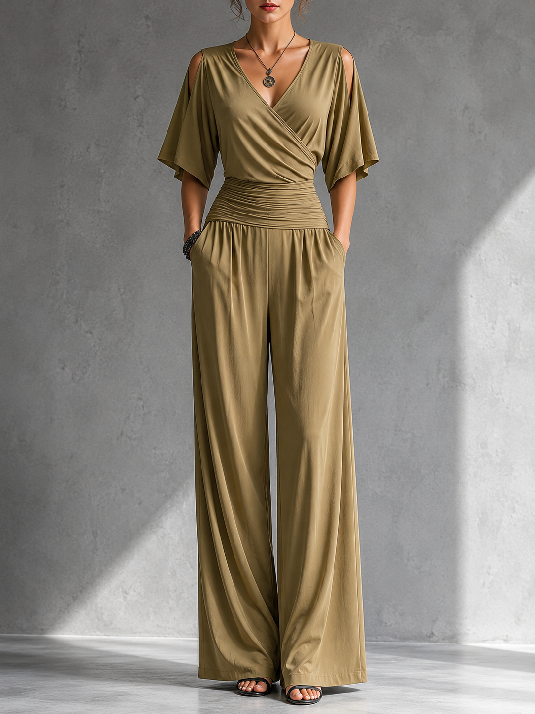 Alessia™ | Eleganter Jumpsuit mit Offenen Schultern