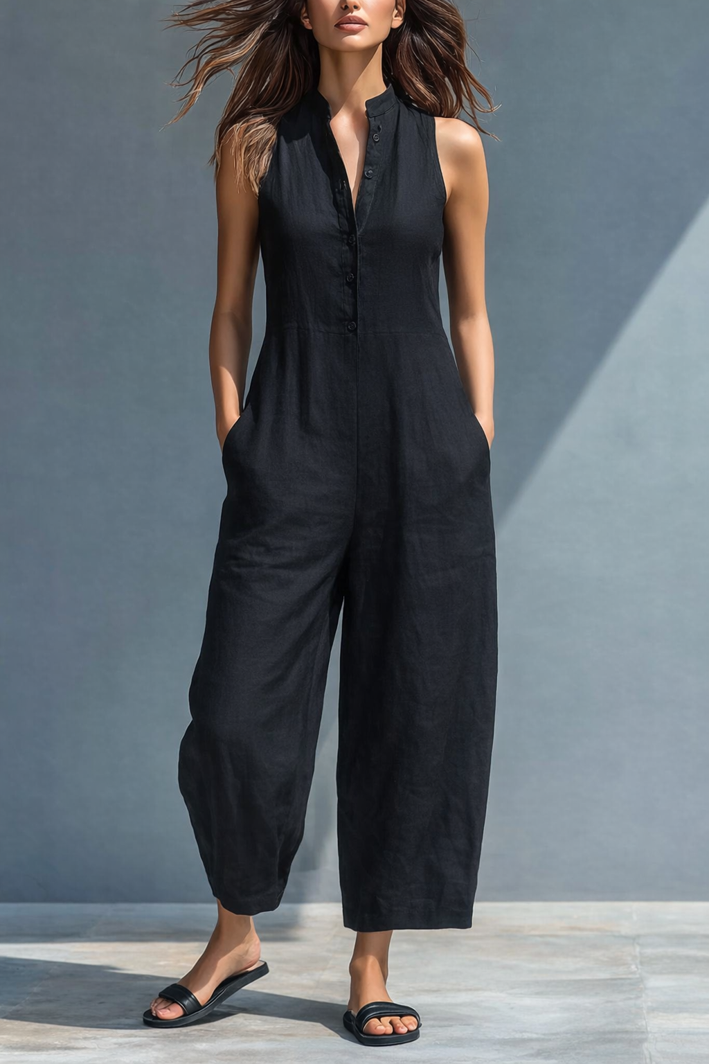 Lotte™ || Minimalistischer ärmelloser Overall