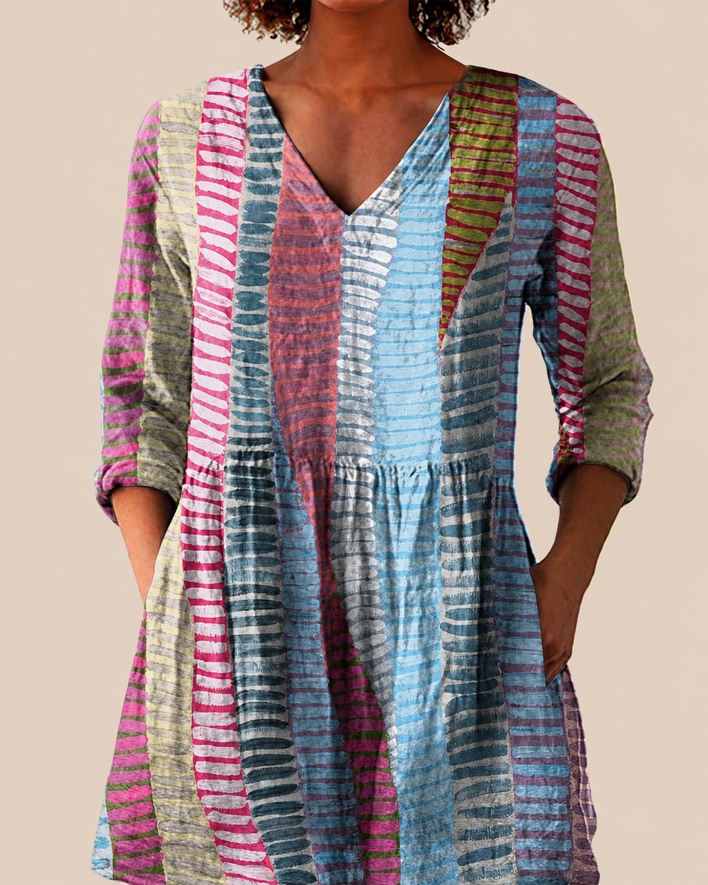 Noa | Lange Bluse mit auffälligem Design