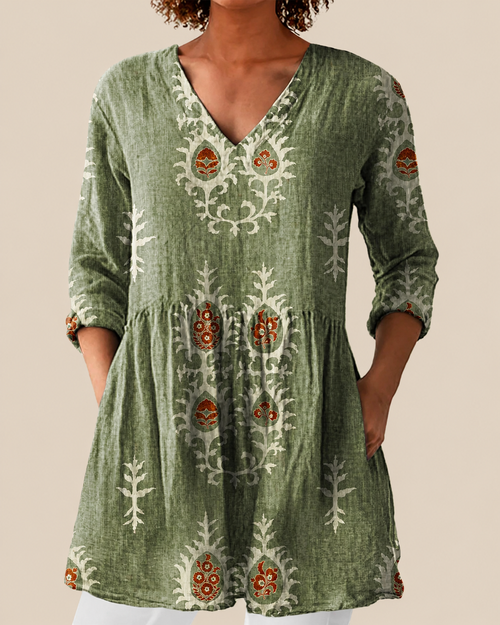 Blair | Lange Bluse mit auffälligem Design