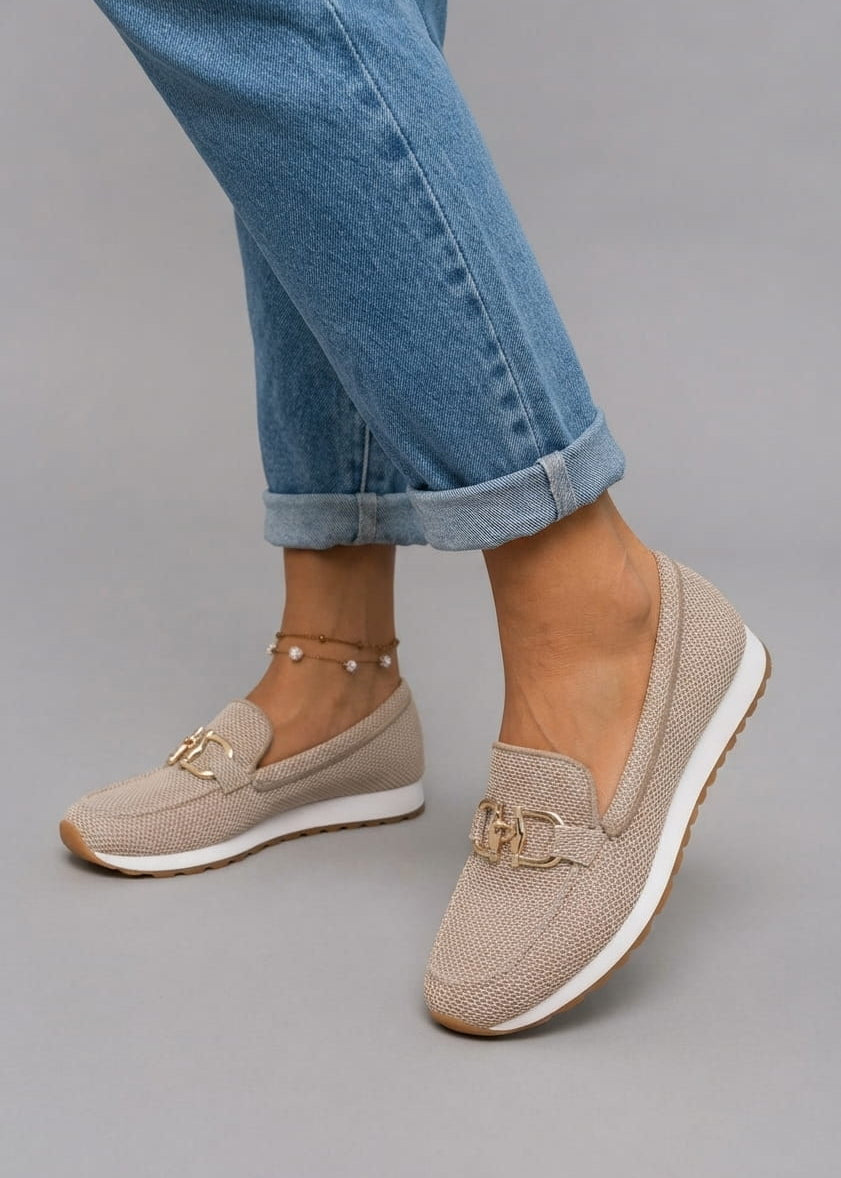Lysandra™ - Bequeme Halbschuhe mit goldenen Akzenten
