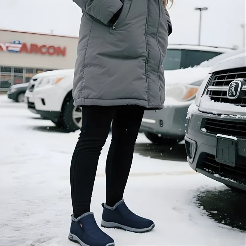 Éliane – Bottines d’Hiver Imperméables et Fourrées
