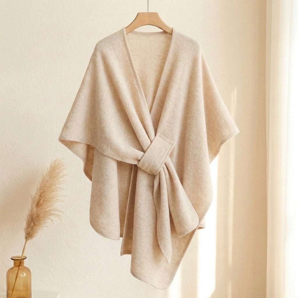 Eleganter Poncho-Schal