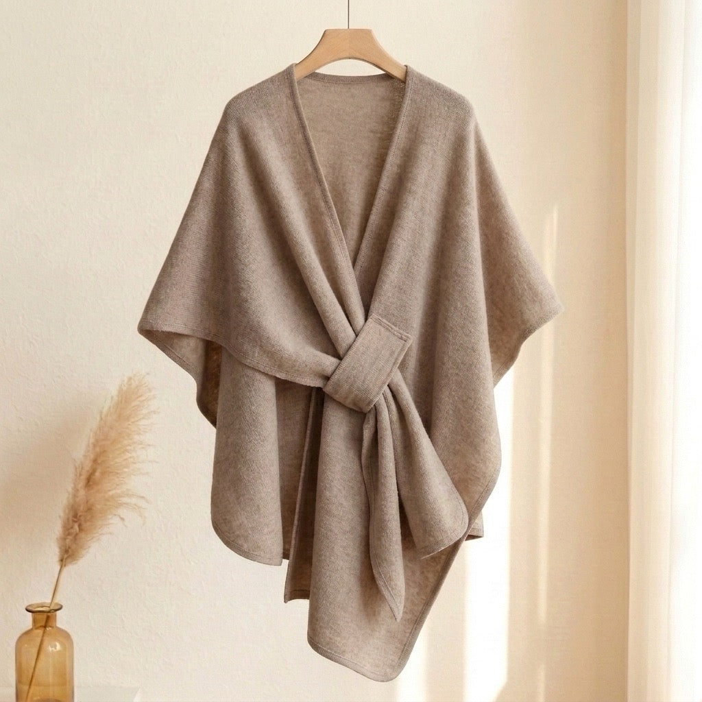 Eleganter Poncho-Schal