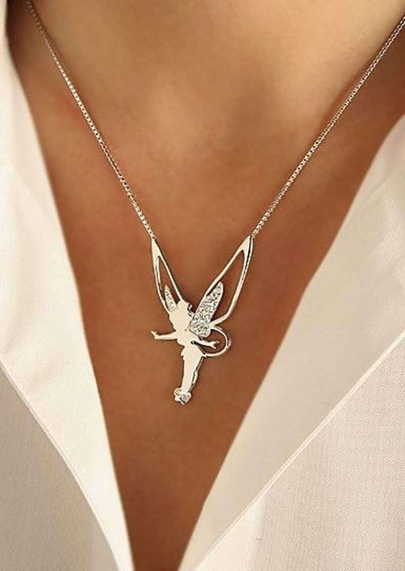 Goldene Kette mit Feenanhänger