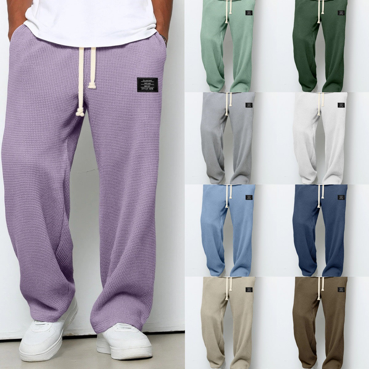 Alvaro™ | Elegante Hose mit Strukturmuster