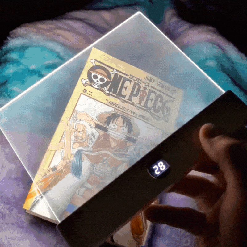 Leselampe mit Lichtpaneel