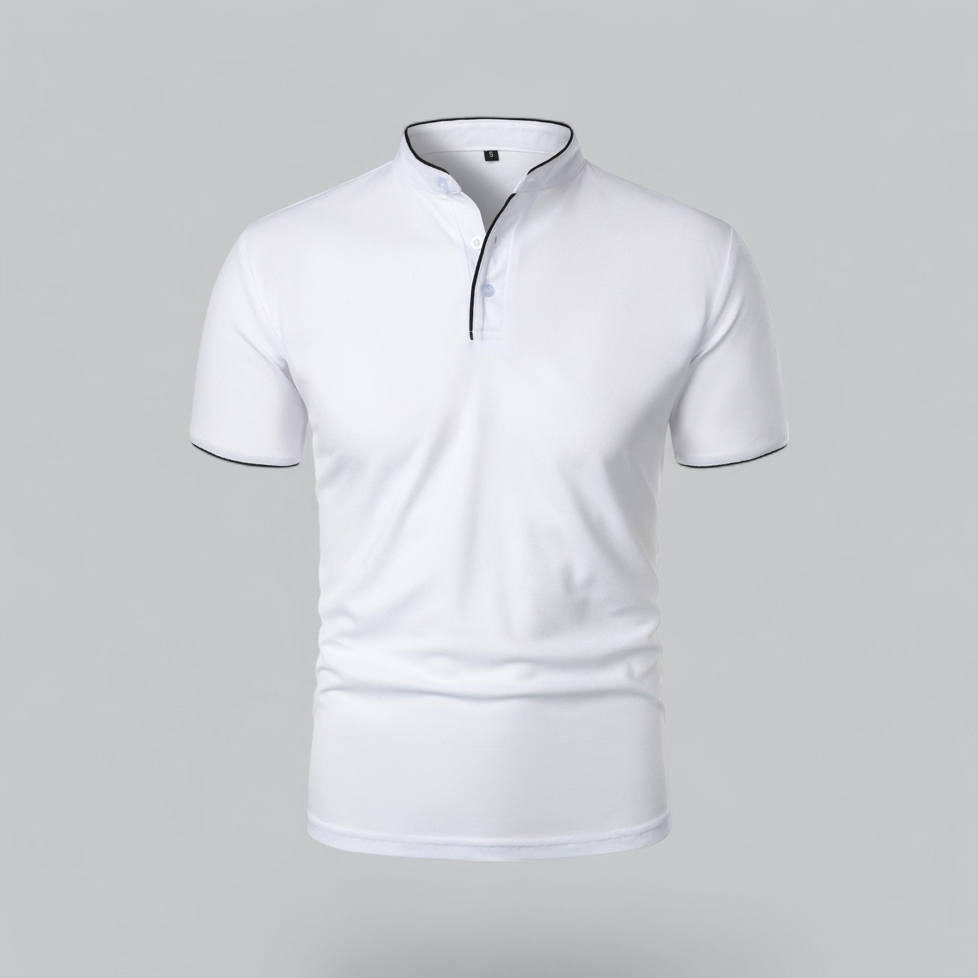 Arthur | Kragenloses Poloshirt