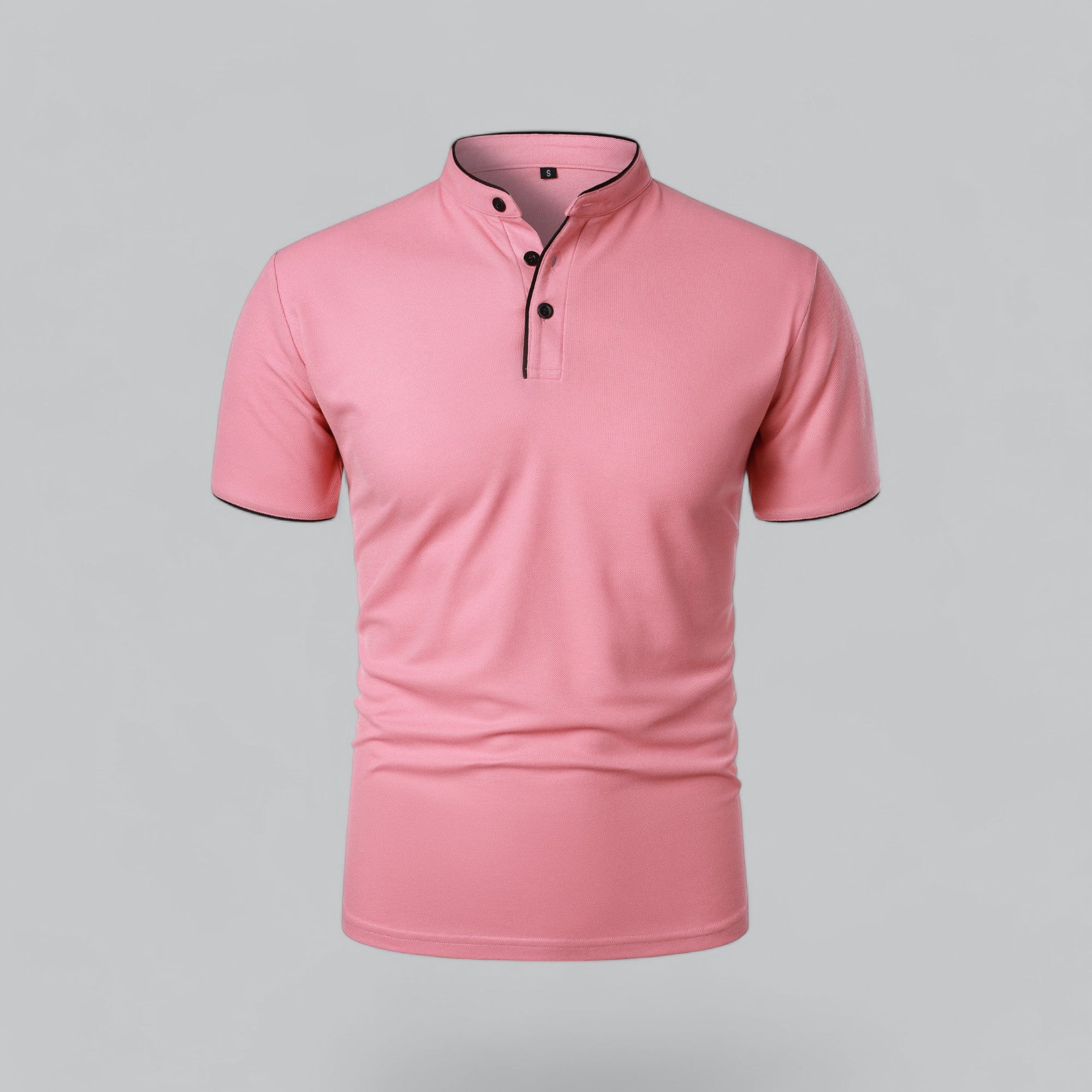 Arthur | Kragenloses Poloshirt