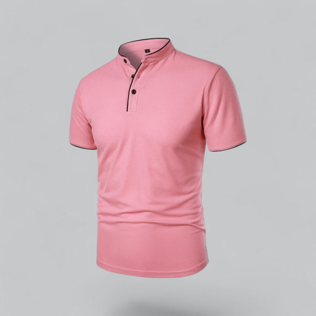 Arthur | Kragenloses Poloshirt