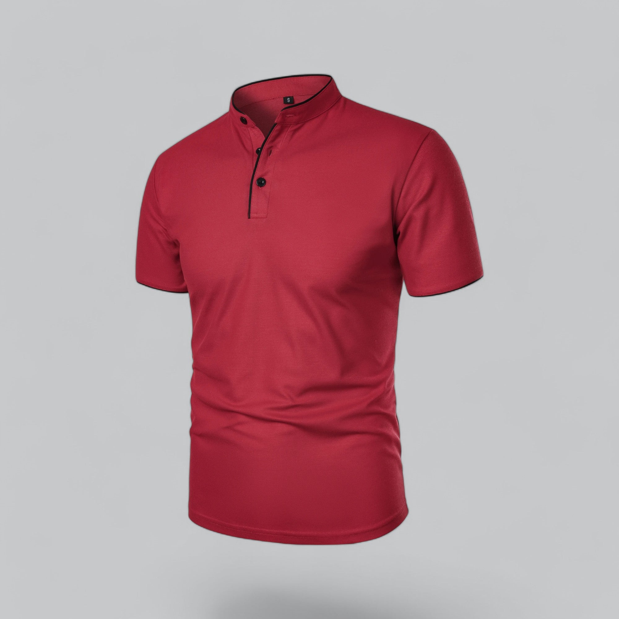 Arthur | Kragenloses Poloshirt