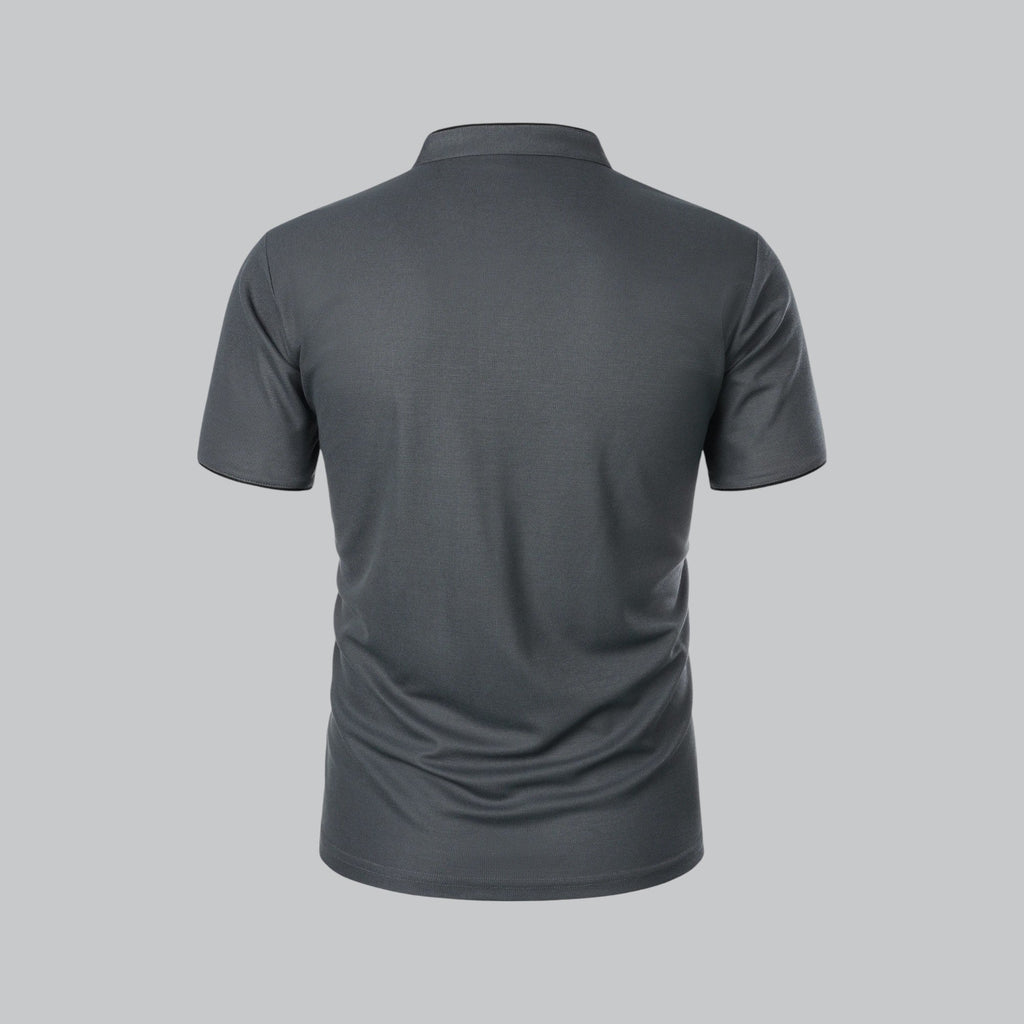 Arthur | Kragenloses Poloshirt