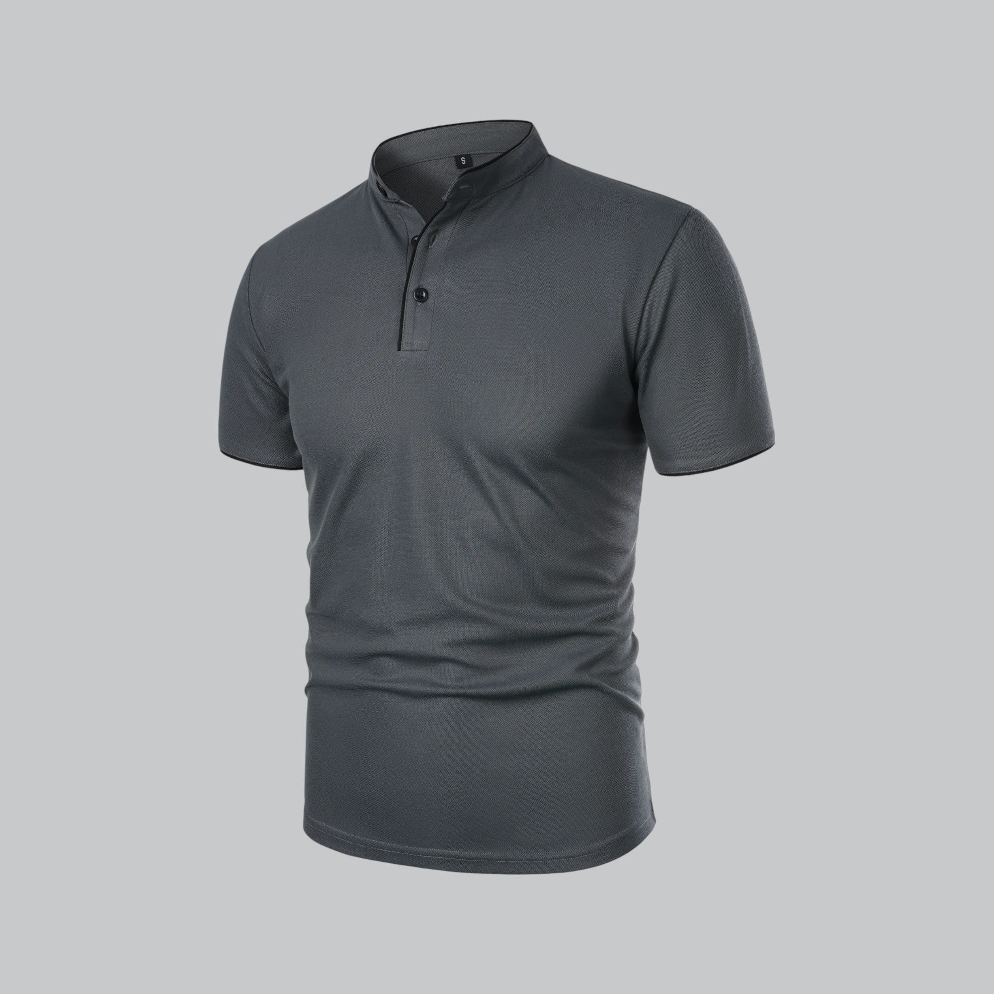 Arthur | Kragenloses Poloshirt