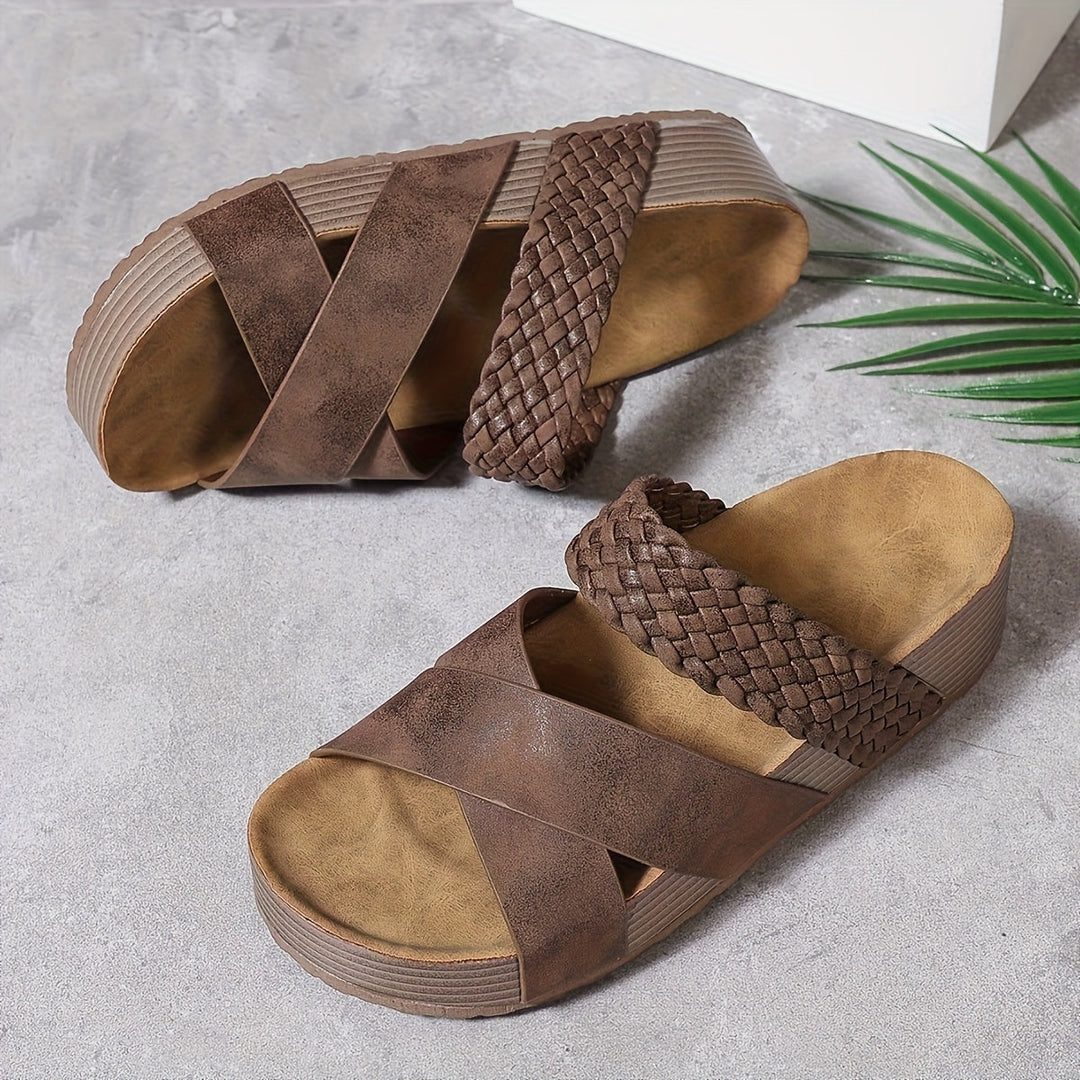 Elegante Geflochtene Sandalen von Valérie