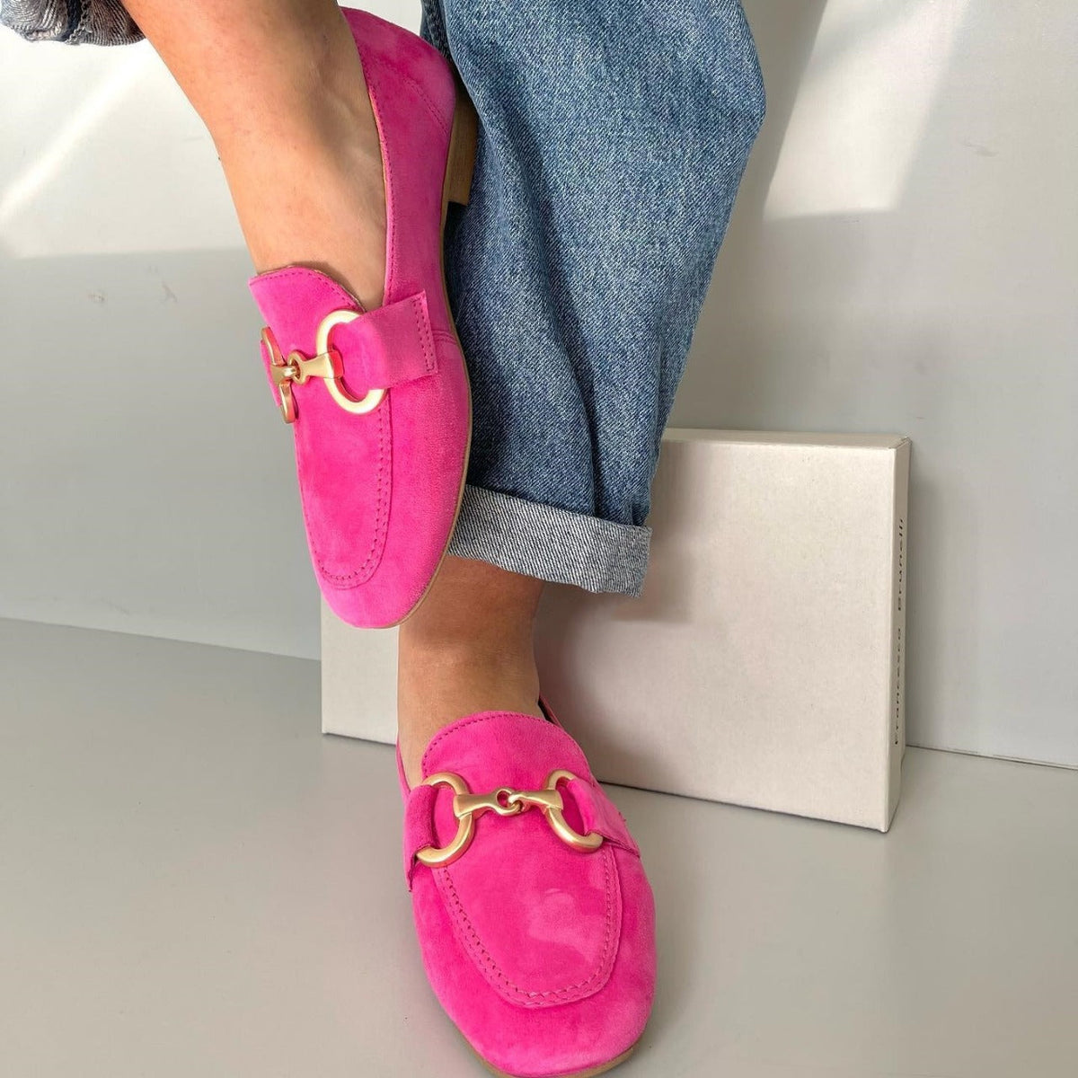 Roselina™ - Elegante Halbschuhe mit goldenen Details