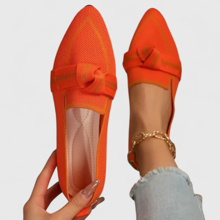 Lunetina™ - Bequeme Halbschuhe mit geflochtenem Detail