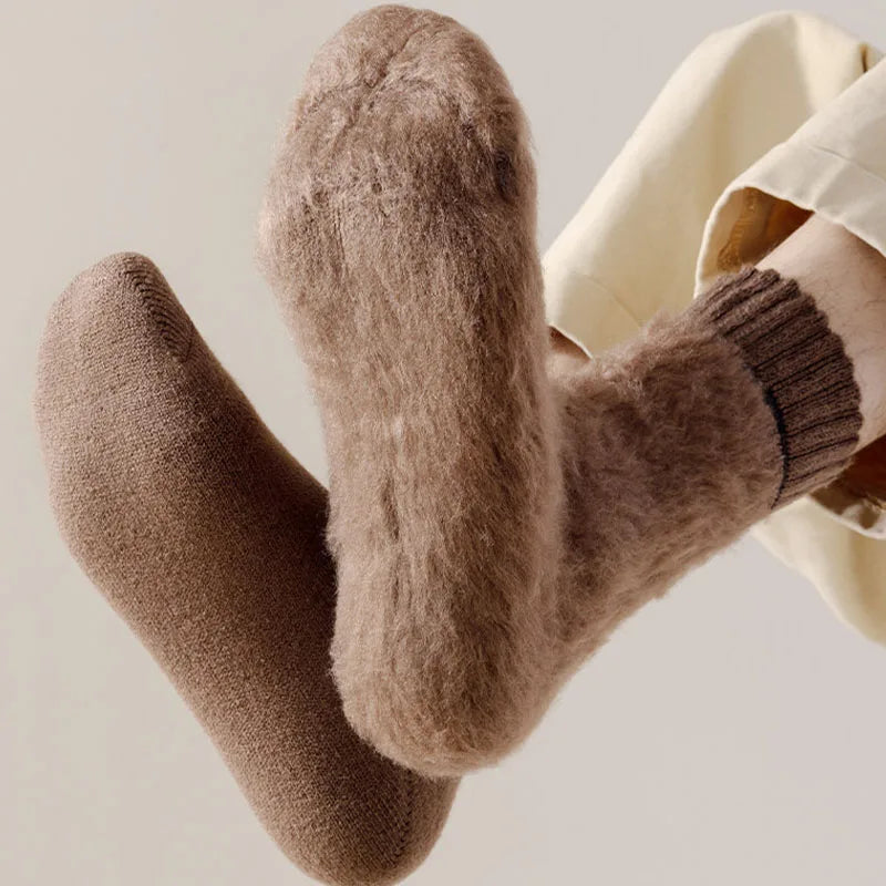chaussettes thermiques unisexes d'hiver