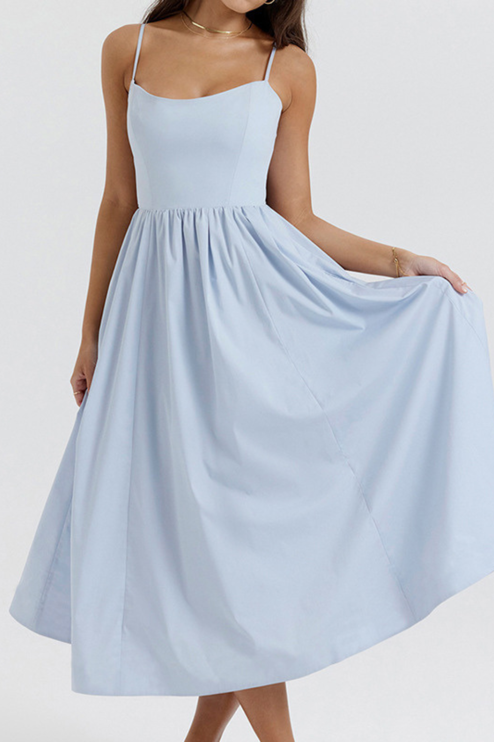 ESTELLE | Elegantes Midi Kleid mit Korsett für den Sommer