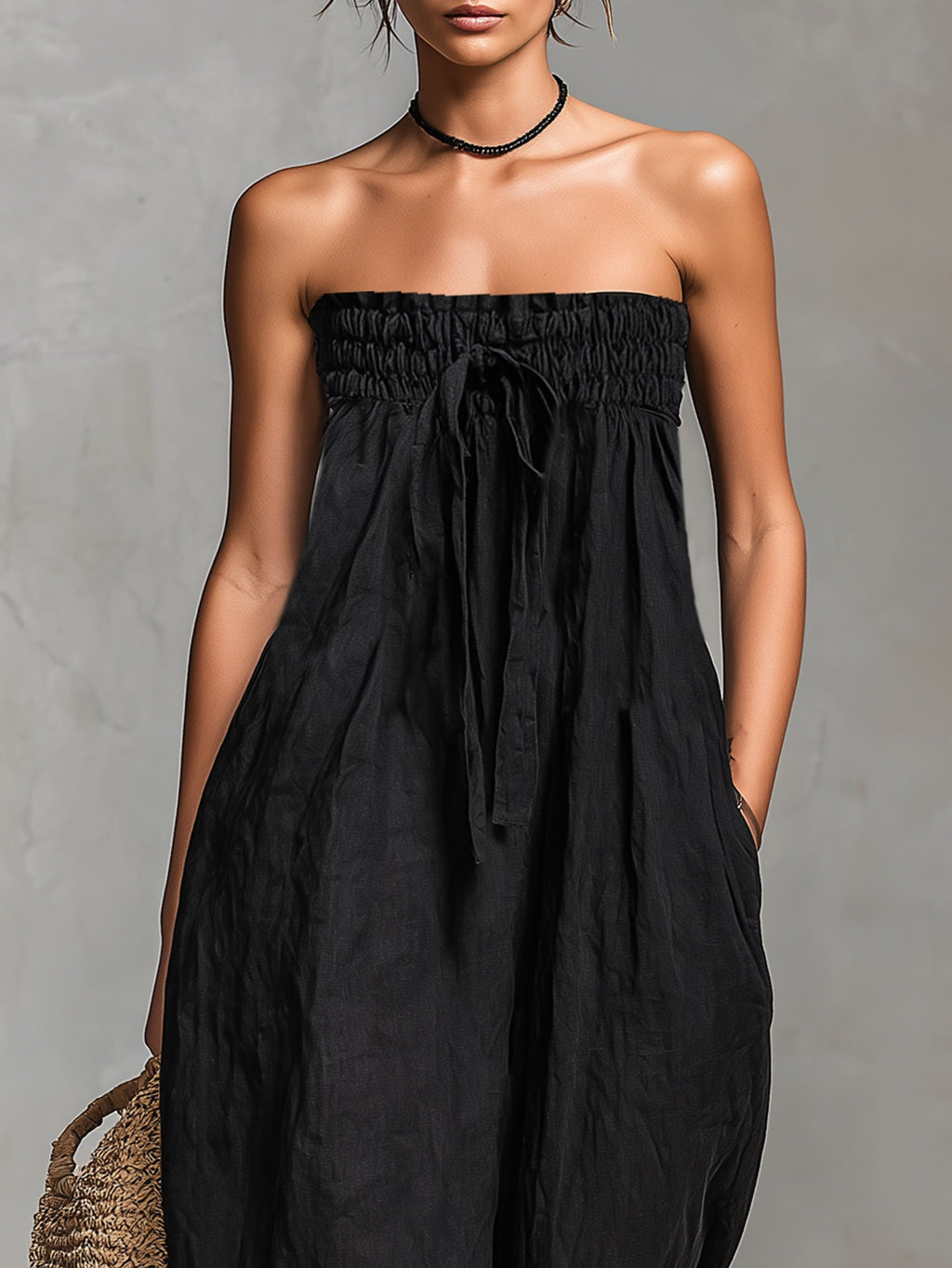 Nina™ || Eleganter trägerloser Overall