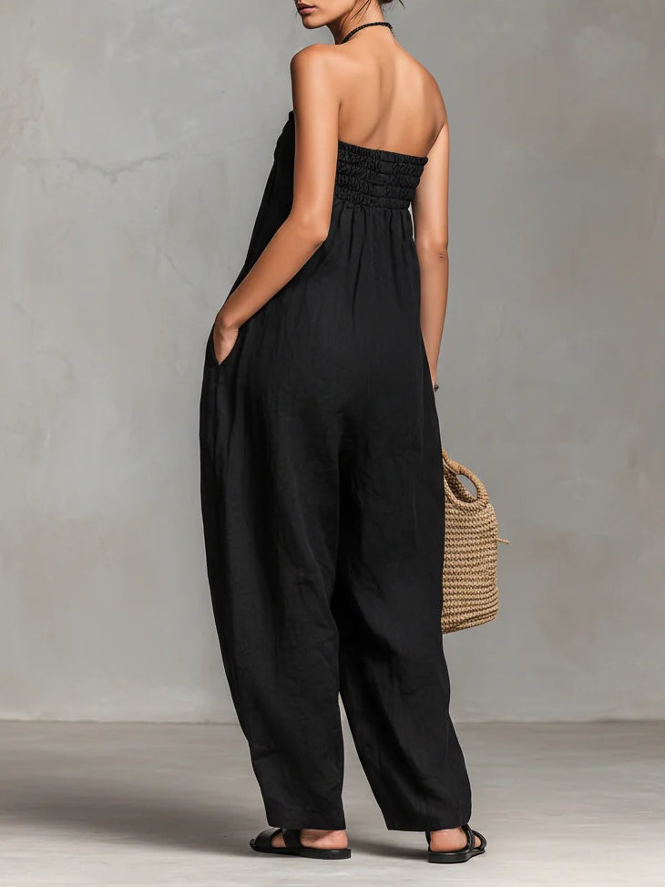 Nina™ || Eleganter trägerloser Overall