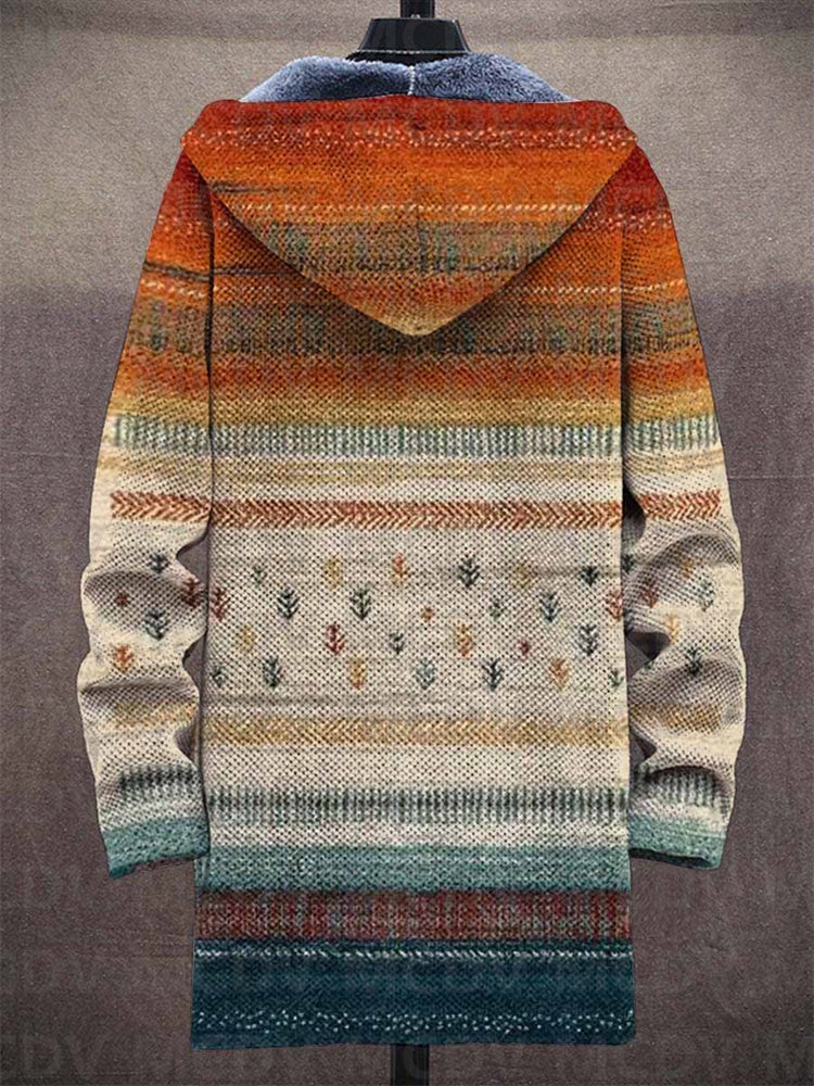 Zalie™ - Luxuriöse Kunstinspirierte Kapuzenjacke mit Reißverschluss