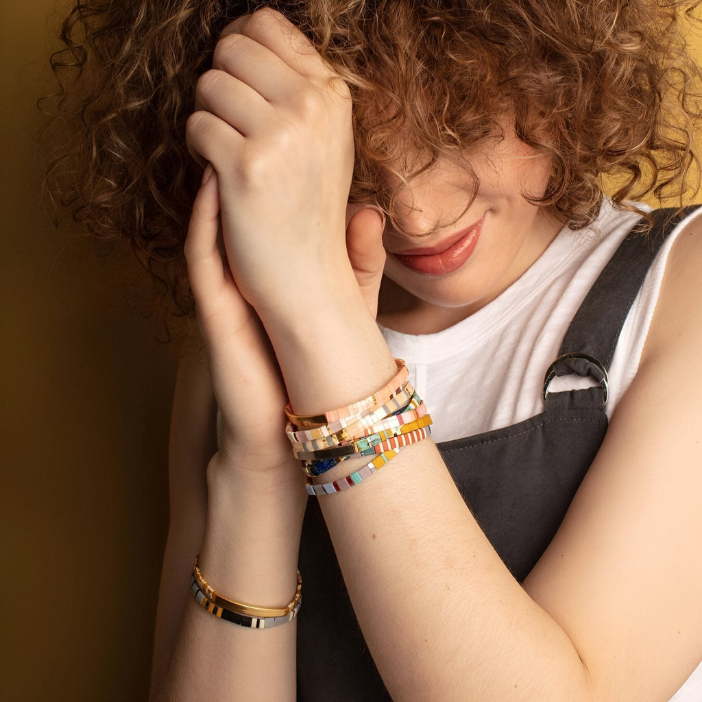 AozoraGold™ Perlenarmband