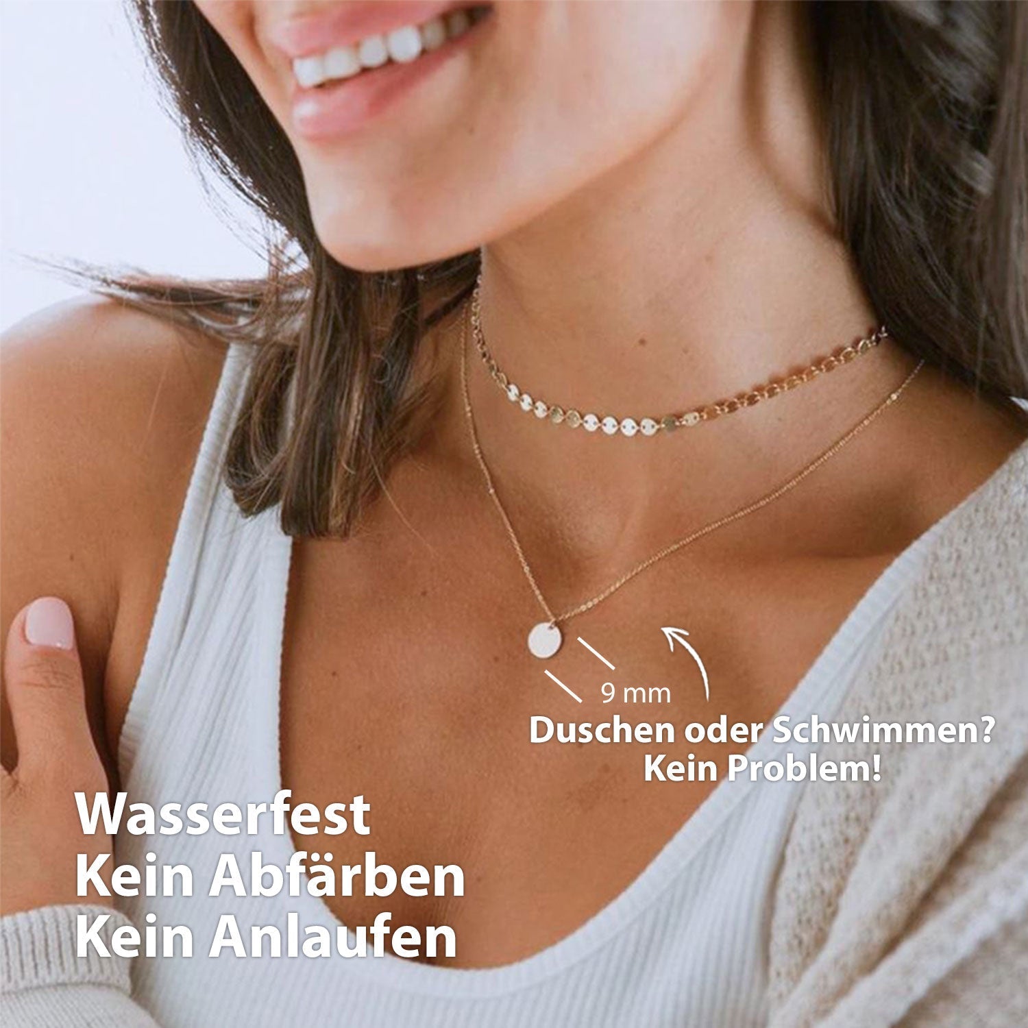 Bundle: BonnyBoho + BonnyDots Halsketten Set Gold