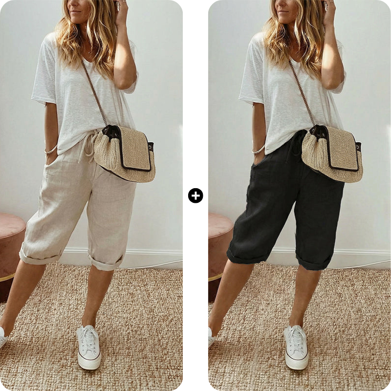 Lina – Luftige Komfort-Caprihose