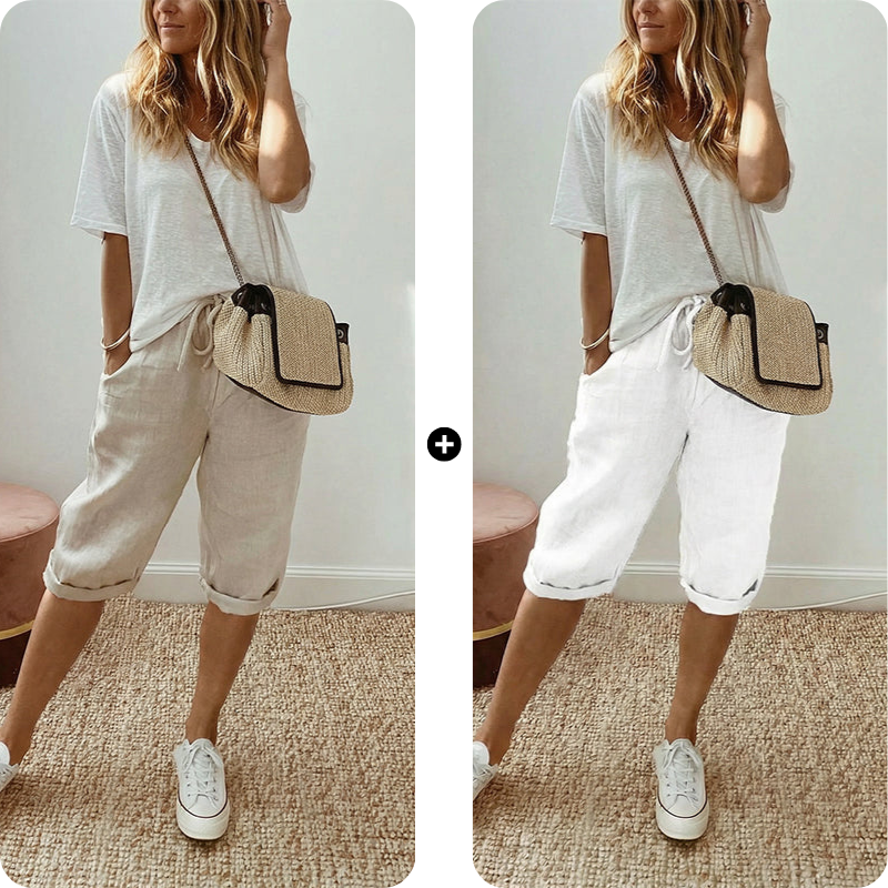 Lina – Luftige Komfort-Caprihose