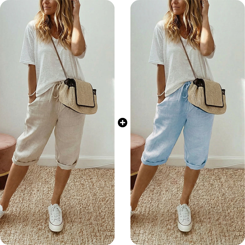 Lina – Luftige Komfort-Caprihose
